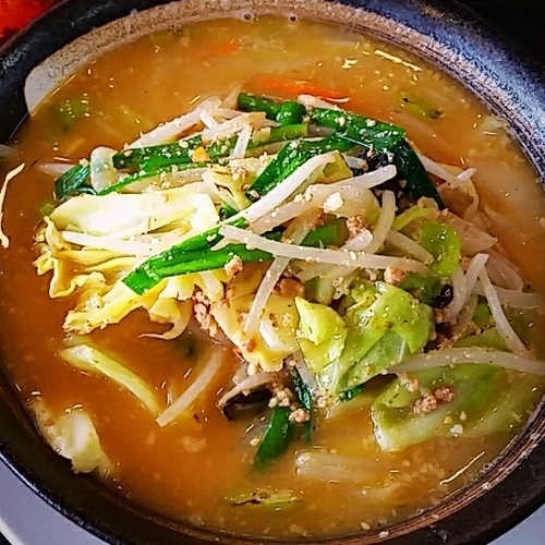 「味噌野菜らーめん 637円」@幸楽苑 潮来店の写真