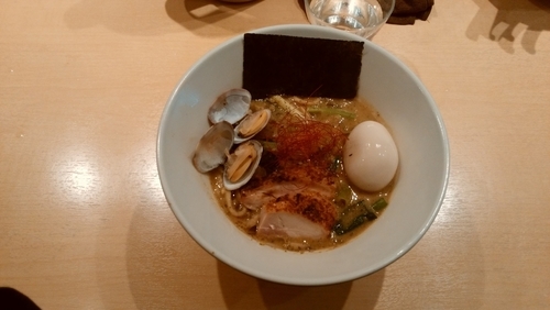 「味玉あさり味噌そば」@饗 くろ㐂の写真