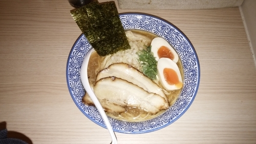 「味玉煮干し中華そば大盛」@煮干し中華そば 麺屋 銀星 池袋の写真