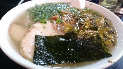 「高菜拉麺￥980」@中華そば高はしの写真