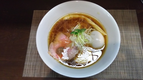 「味玉醤油蕎麦」@神保町黒須の写真