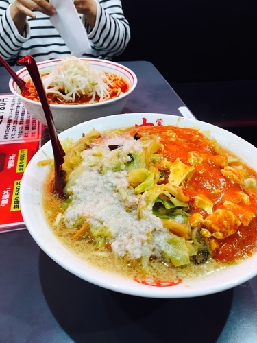 「ジャンボ蒙古タンメン 背脂」@蒙古タンメン 中本 上板橋本店の写真