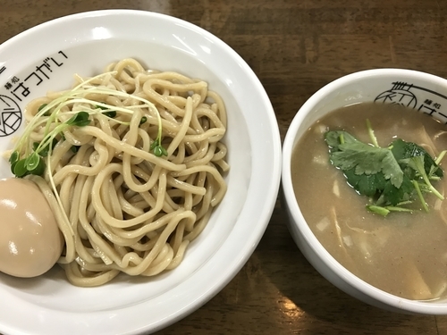 「塩つけ麺800円+ラーパス味玉0円」@麺処 はつがいの写真