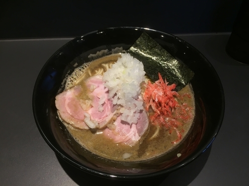 「《限定》海老煮干そば 900円」@煮干乱舞の写真