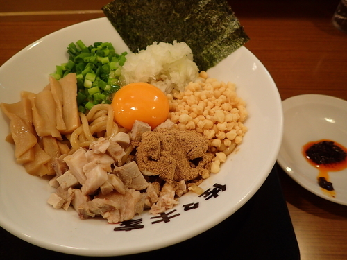 「カツオ香るまぜそば」@佐々木家 盛岡大通店の写真