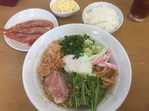 「海老和え蕎麦 1200円」@MENYA 食い味の道有楽の写真