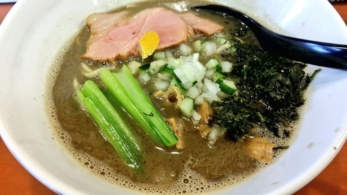 「イカブラックSOBA」@麺屋CHIKUWAの写真