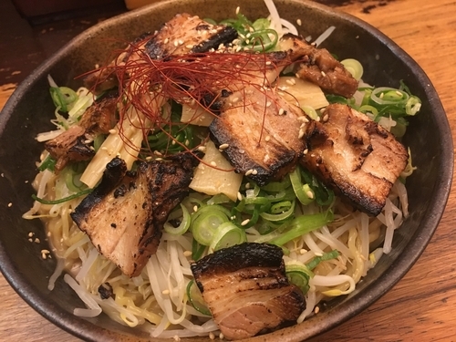 「まぜそば とんこつ 特盛」@麺屋 柊助の写真