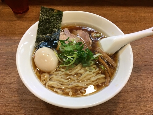 「あじ玉らぁめん」@らぁめん山と樹の写真