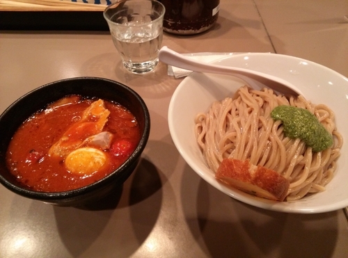 「海老トマトつけ麺  全部入り」@つけ麺 五ノ神製作所の写真