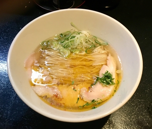 「健見鷄の2段仕込みそば 塩 【2周年記念限定】」@麺s慶の写真