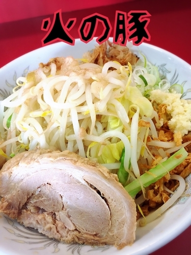 「まぜそば￥700」@蒙麺 火の豚の写真