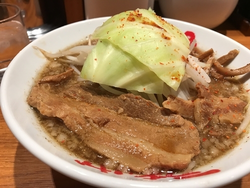 「ガッツリ煮干しラーメン」@なんつッ亭 御徒町店の写真