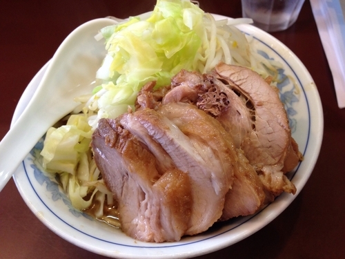 「ラーメン + 豚増し」@らーめん陸の写真