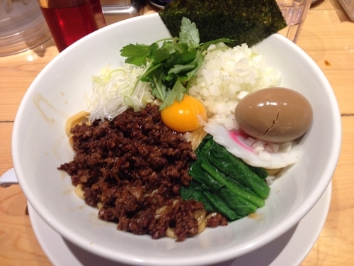 「まぜそば + タマネギ」@麺屋 薫風の写真