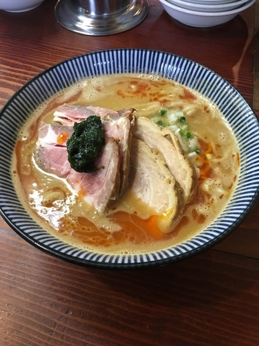 「味噌拉麺＋肉増し」@良温(Ra-on)の写真
