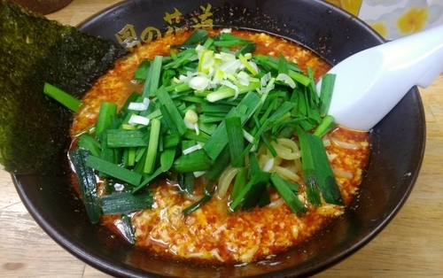 「ニラ入りタンタン麺・生姜風味・中辛」@男の花道の写真