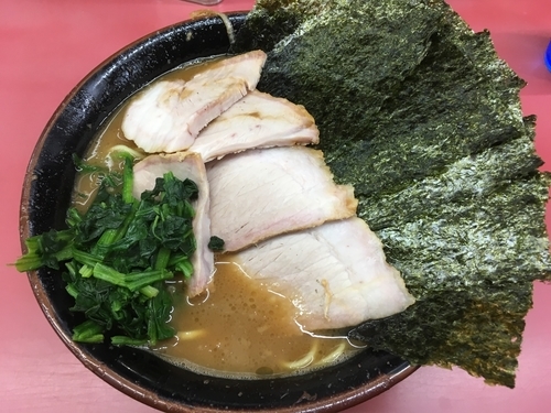 「大盛りチャーシュー麺 海苔増し」@王道家の写真