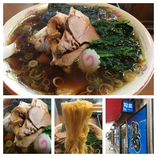「青島ラーメン750円＋焼豚、ほうれん草100円」@青島食堂 トキメッセ店の写真