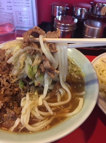 「チャーシュー野菜つけそば(￥1,100)＋中盛(￥50)」@丸長 目白店の写真