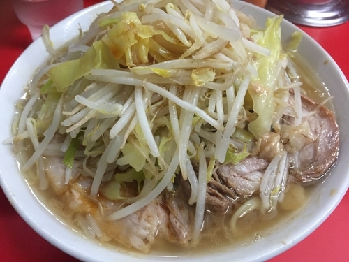「小ラーメン ニンニクアブラ」@ラーメン二郎 松戸駅前店の写真