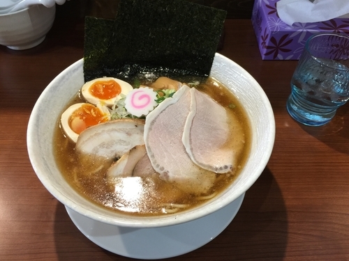 「中華そば全のせ大盛 1050円」@中華そば 味万の写真