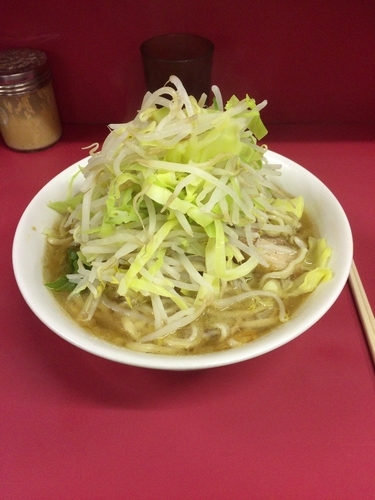 「ラーメン小700円(野菜ニンニク)」@ラーメン二郎 ひばりヶ丘駅前店の写真