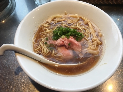 「煮干清湯醤油+和え玉／￥800+200」@さんじの写真