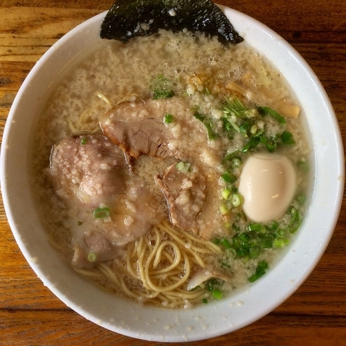 「こってりラーメン ¥700円（ラーパス味玉サービス）」@ラーメン 一樹の写真