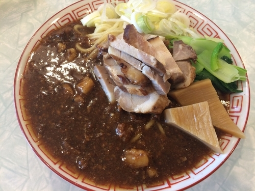 「汁なし台湾ルーロー麺」@らーめん 五ノ神精肉店 煮干し編の写真