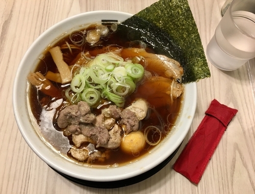 「山形鳥もつらーめん」@城東烈火の写真