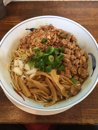 「汁なしタンタン 大盛  850円」@ラーメンひばりの写真