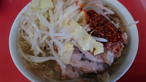 「小豚ダブル」@ラーメン二郎 千住大橋駅前店の写真