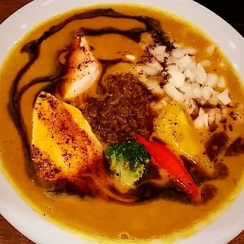 「【限定】 咖喱らあめん ８５０円」@麺匠 ことぶきの写真