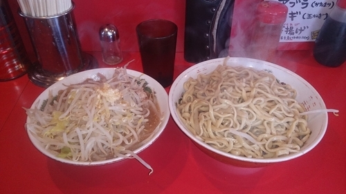 「大つけ麺850円+味噌70円」@ひたちなか大盛軒の写真