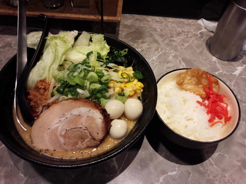 「濃厚味噌ラーメン（850円)」@麺処 かっすい55の写真