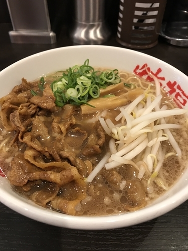 「肉そば」@徳島中華そば 徳福 神田店の写真