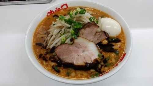 「味噌ラーメン（大盛）＋味玉子」@味噌屋八郎商店 下北沢店の写真