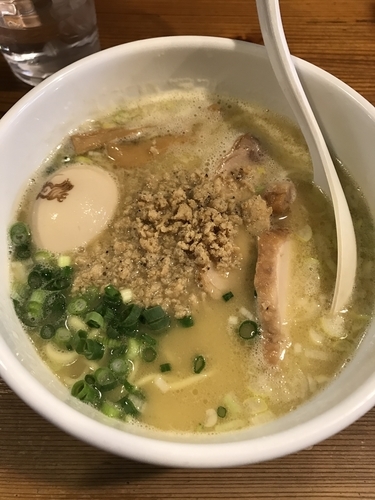 「白鶏らーめん¥700」@鶏の穴の写真