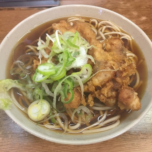 「いかげそ天（￥370）」@六文そば 金杉橋店の写真