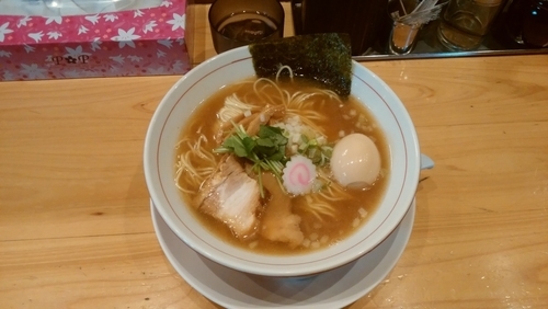 「本日のバリ煮干しそば大盛＋味玉」@蕾 煮干 分家の写真