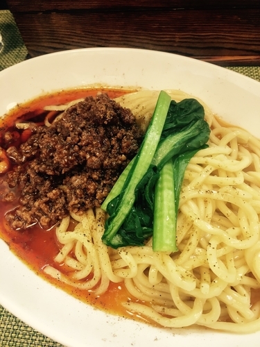 「濃厚汁なし坦々麺」@麺や金時の写真