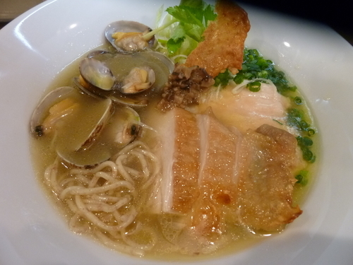 「【限定】菜彩鶏×浅利」@麺匠 きくちの写真