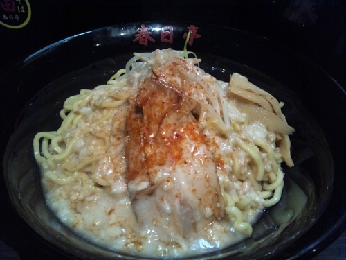 「鶏豚油そば大盛り（870円）」@油そば 春日亭 神保町店の写真