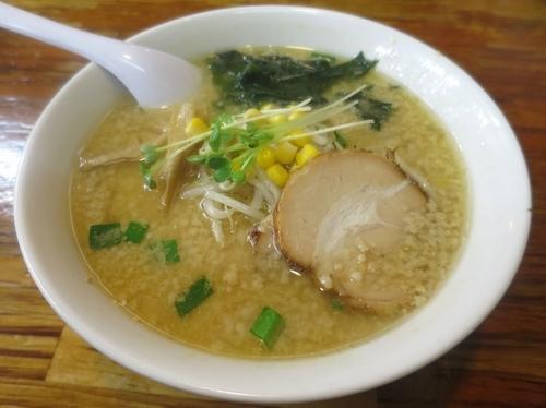 「コテニンみそらーめん ７１０円」@会津ばんだいらーめん 伊勢崎店の写真