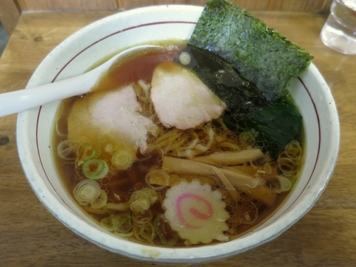 「中華そば ６３０円」@白河手打中華そば 若葉の写真