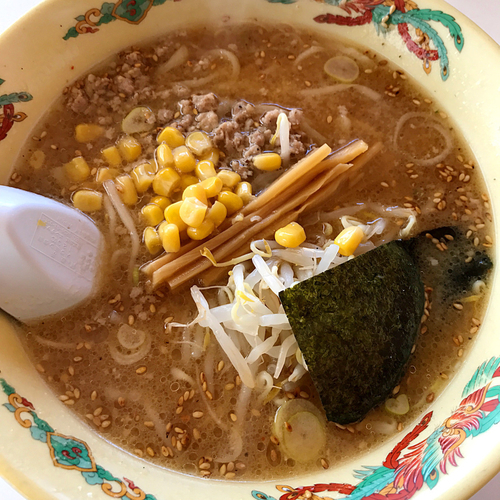 「味噌らーめん　680円　ミニチャーハン　無料」@らーめん きむらの写真