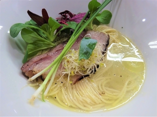 「ア・ラ・ミニッツ ～直前調理～　　塩と醤油の2品で2000円」@麺や 七彩 八丁堀店の写真