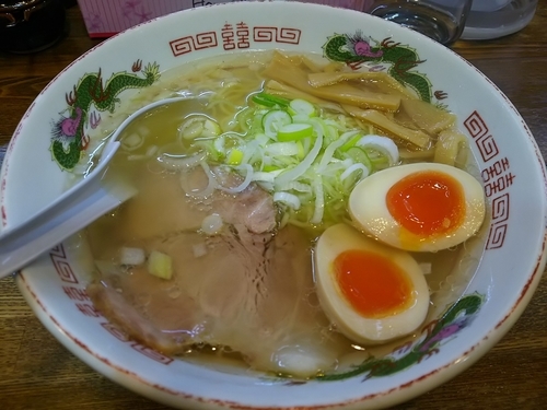 「朝専用中華そば　塩　＋味玉：サービス券」@らあめん 寸八 総本店の写真