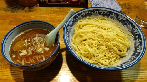 「鰹醤油つけ麺（750円）＋特盛（100円）＋味付玉子」@麺や 樽座 小宮店の写真